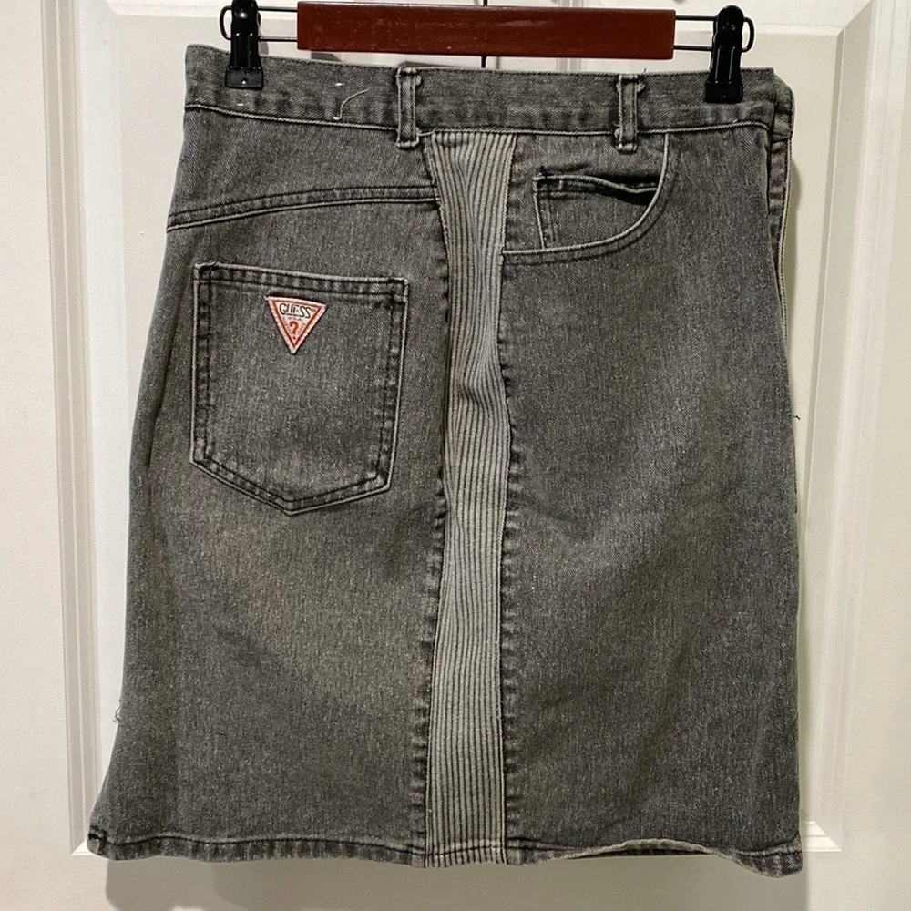 Vintage Guess Georges Marciano Denim Skirt EUC